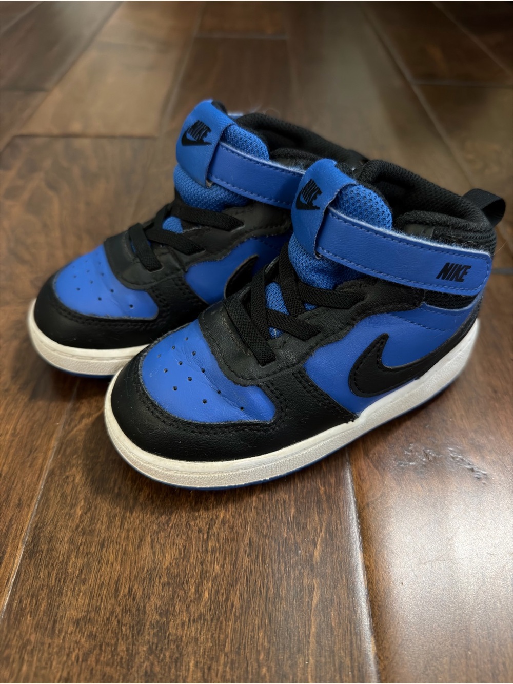 Toddler Nike Blue and Black Dunks Sneakers